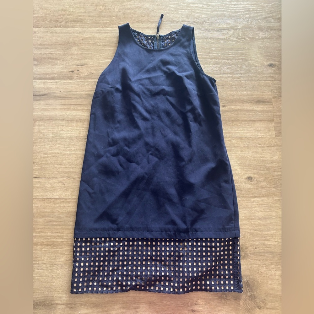 2P LOFT navy blue sleeveless dress